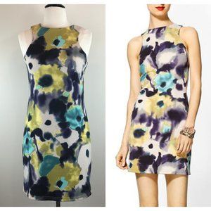 Tinley Road Watercolor Floral Ponte Mini Dress